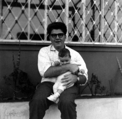 Eu e meu pai em 1959. Foto Acervo Marazzi / Motostory