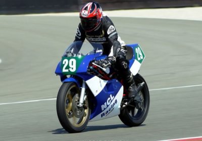 Colin Sleigh (Yamaha TZ), vencedor da segunda prova. (ICGP Brasil)  