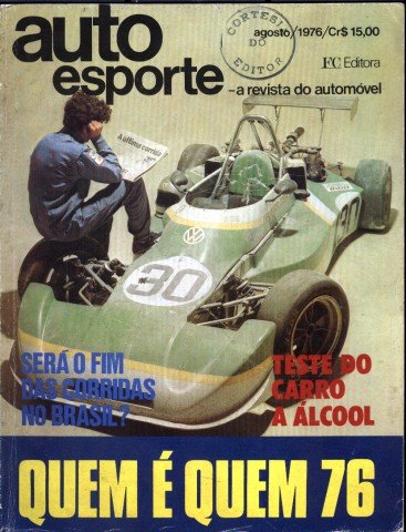 Meu primeiro trabalho na Auto Esporte, em 1976. Acabei virando modelo de capa. Foto Acervo Marazzi / Reprodução/ Motostory