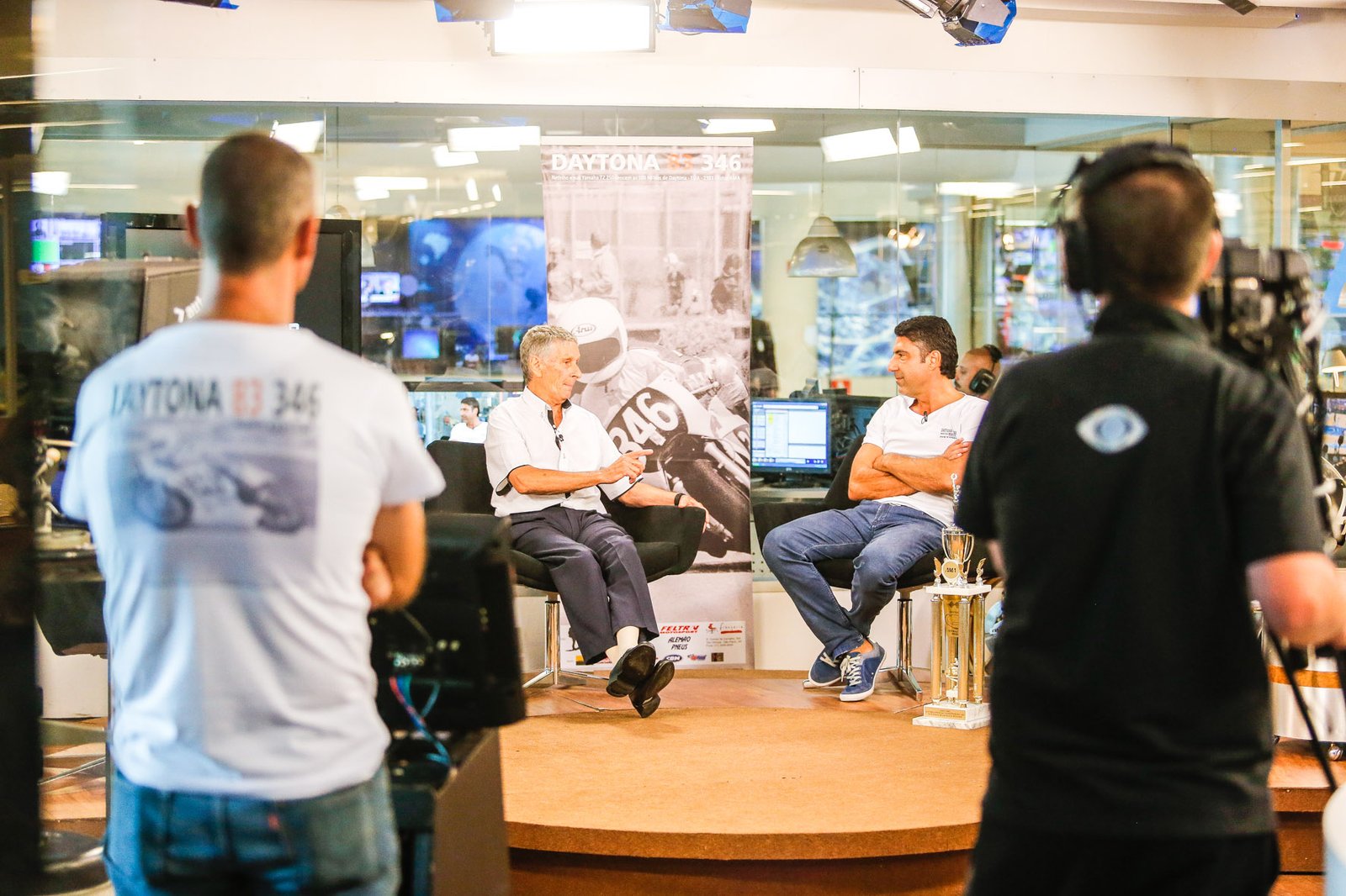 04/02/2015 - 1o Encontro Motostory: Daytona 83 349 - Programa Supermotor - Cesar Barros, João Mendes, Sarachú, Netinho, Celso Miranda - Foto: Haroldo Nogueira / Motostory