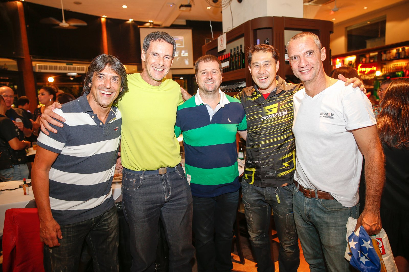 04/02/2015 - 1o Encontro Motostory: Daytona 83 349 - Claudio Teixeira, Alvaro Du, Gilson Scudeler, Ricardo Kazumi, Carlãozinho Coachman - Foto: Haroldo Nogueira / Motostory
