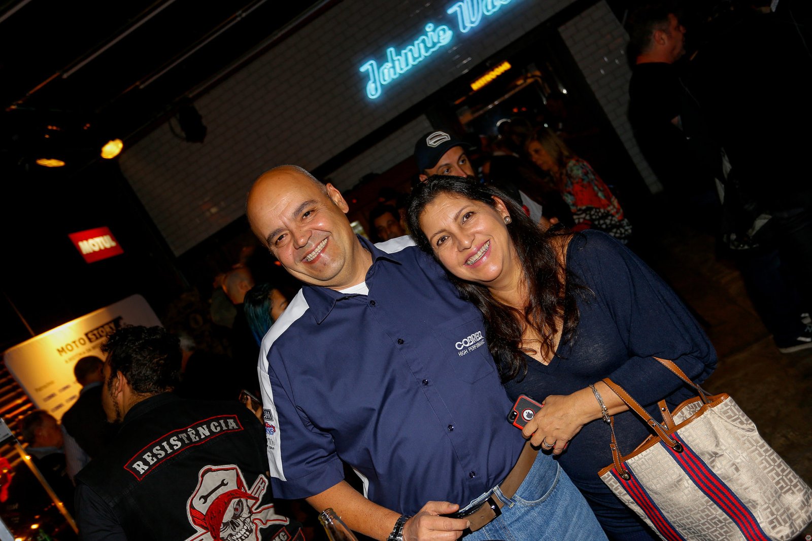 Marcoabel Moreira (Diretor Presidente da Cobreq) e sua esposa Sandra Souza no Encontro Motostory – Os TZudos – Foto Sampafotos / Motostory
