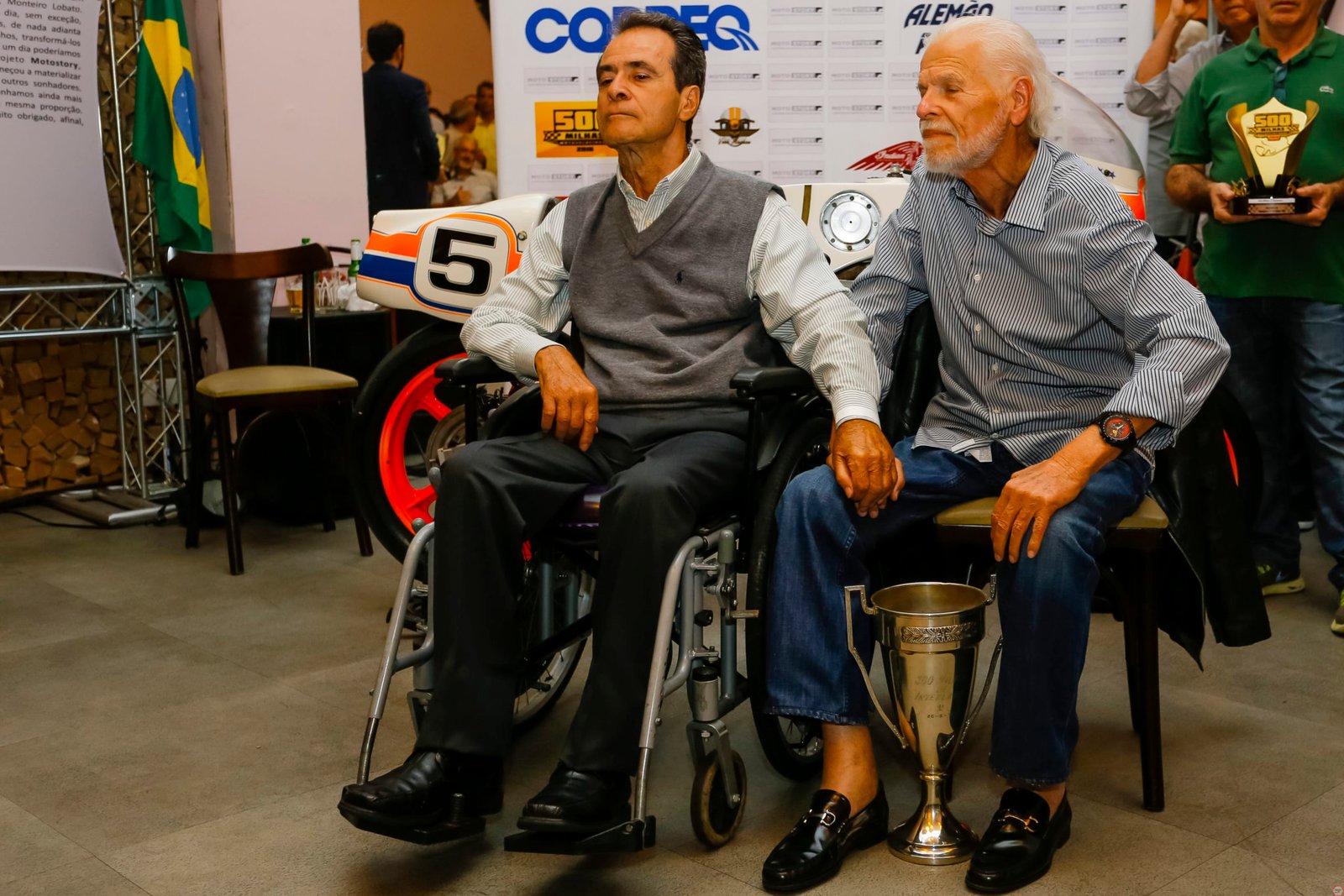 3o Encontro Motostory - Vida sob Pressão - Milton Benite e Paolo Tognocchi. Foto Sampafotos / Motostory