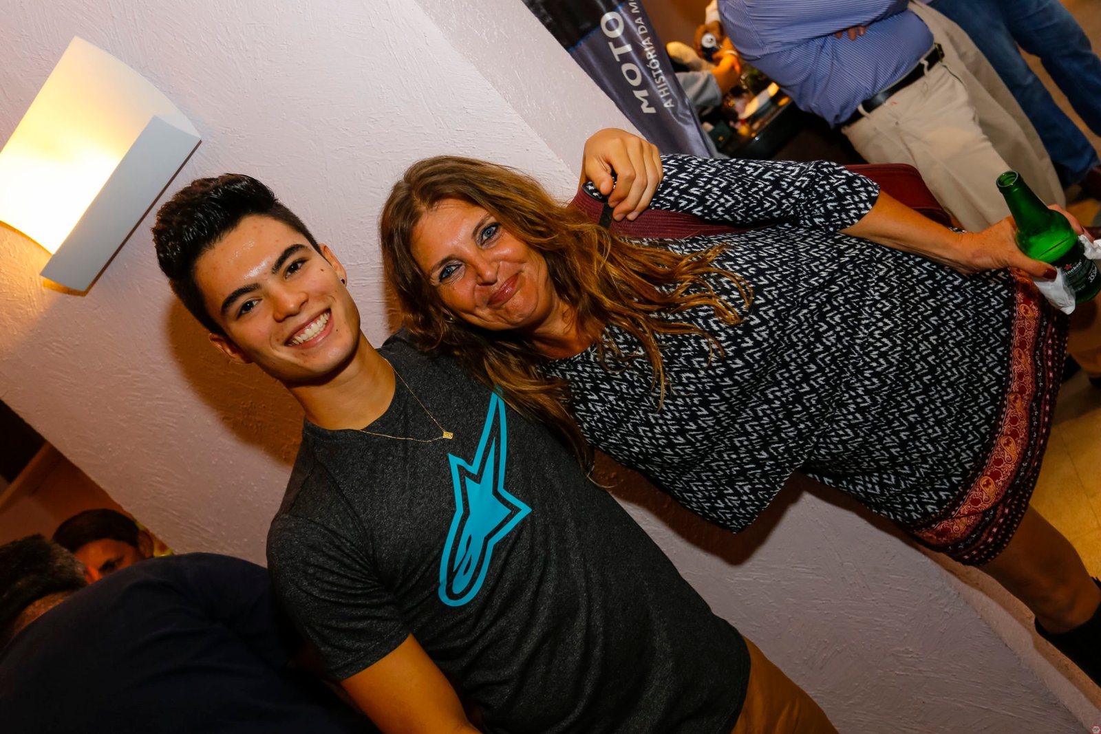 3o Encontro Motostory - Vida sob Pressão - Eric Granado com Maria Celeste Sarachu. Foto Sampafotos / Motostory