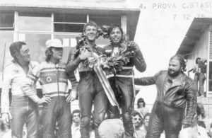 Ramon Macaia, Antonio Bernardo Neto, Walter Tucano Barchi, Zezo Ponticelli and Eduardo Luzia – Photo Collection Zezo Ponticelli / Motostory