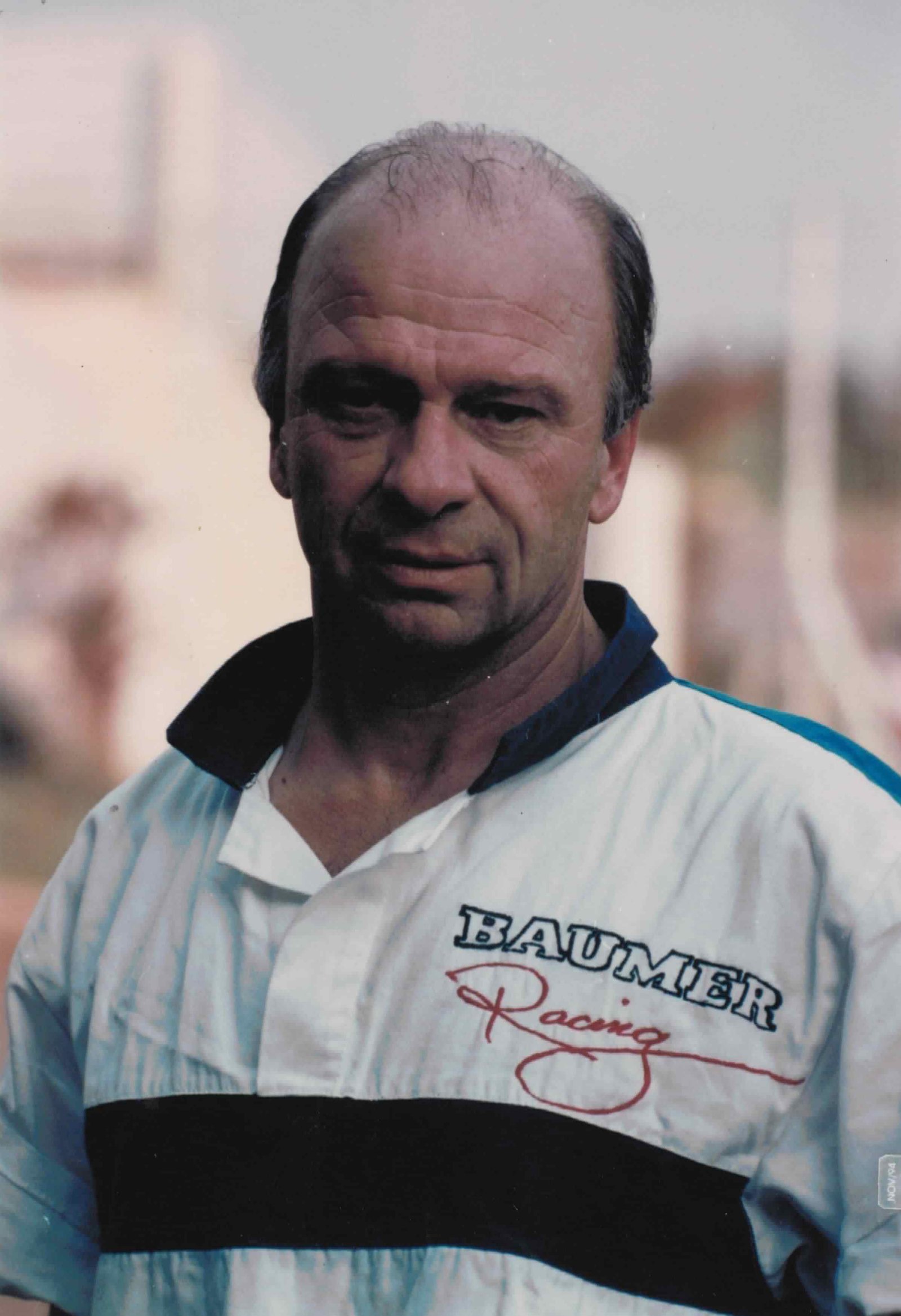 Baumer em 1992 com sua escuderia de Moto Cross. Os pilotos: Marlon Olsen e Milton "Chumbinho" Becker - Acervo Lucílio Baumer / Motostory