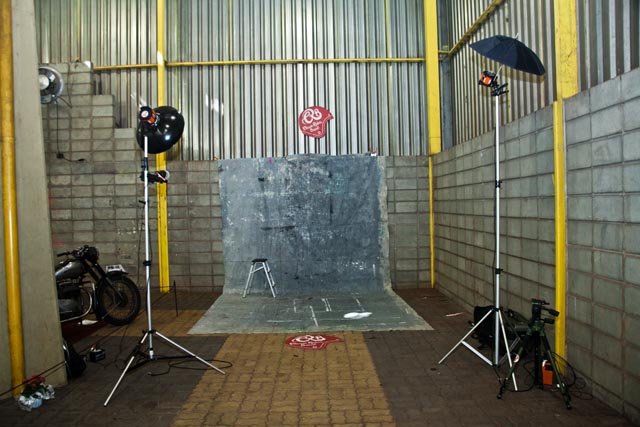 Nosso Set de fotografia ficou bacana demais – Foto Wel Calandria / Classic Riders Brasil / Motostory