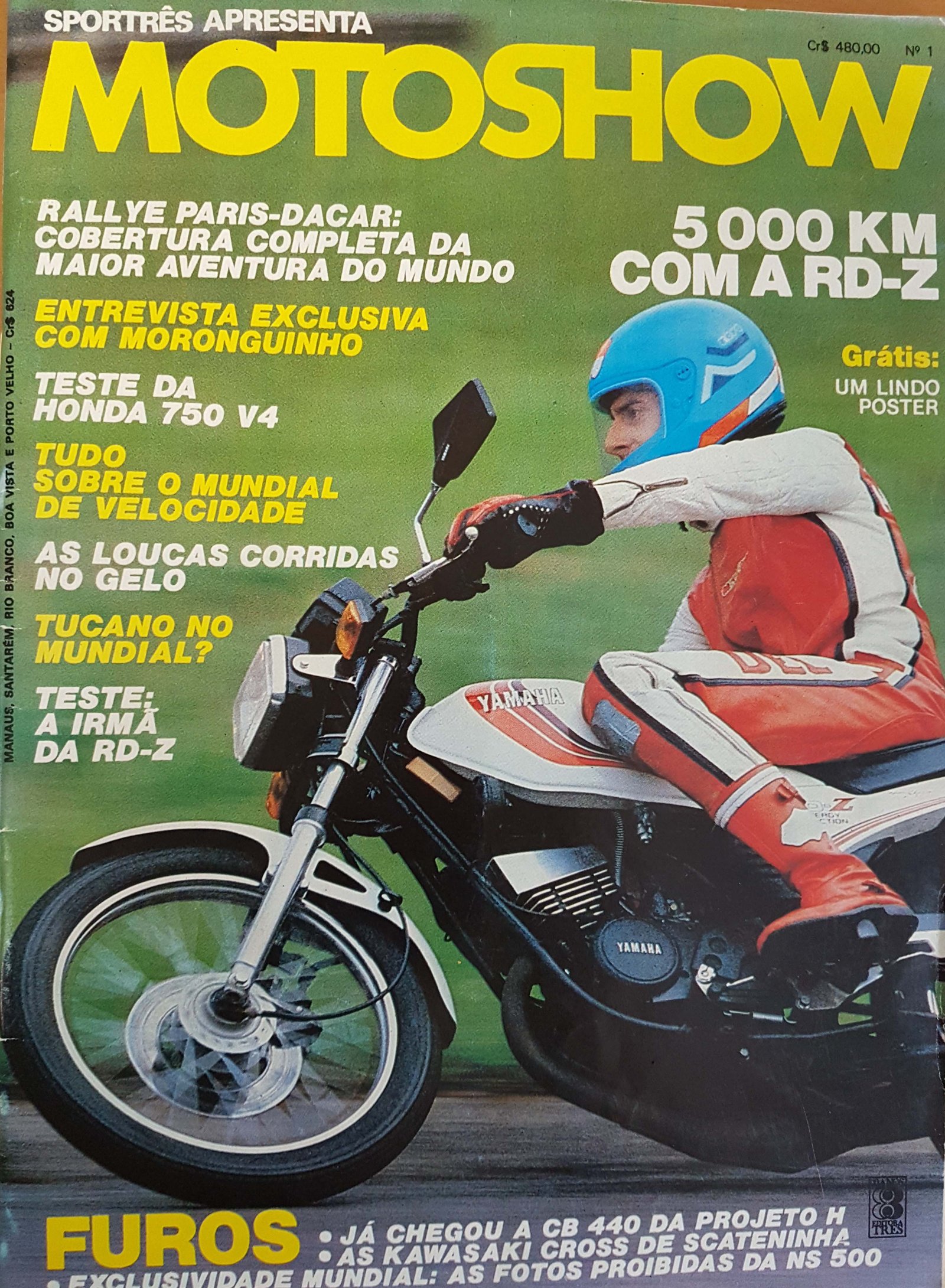 Março de 1983 entra em cartaz a Revista Motoshow, publicada pela Editora 3, que nasceu em grande estilo, tendo como comandantes a dupla Gabriel Hochet e Marc Petrier, além de Antonio Geremias e Fernando Calmon... tá bom pra voce? De cara os colunistas eram Tucano, Moronguinho, Eloi Gogliano, Ayres Mascarenhas e Carlão Coachman - tá bom pra você? Mais tarde outra dupla de peso faria história nestas paginas: Roberto Agresti e Quinho Caldas, fundadores da Revista da Moto! anos mais tarde.