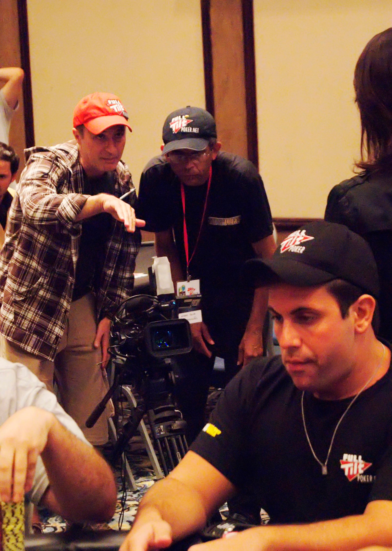 Candini dirigindo na ESPN o BSOP – Brasilian Series of Poker – Foto Acervo Pessoal