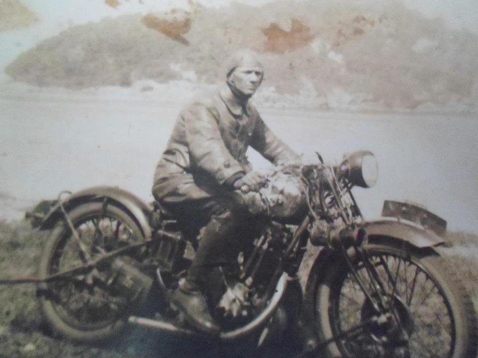 Constante Ceccarelli fotografado em Campinas em 1927. Foto Acervo família Ceccarelli / Motostory