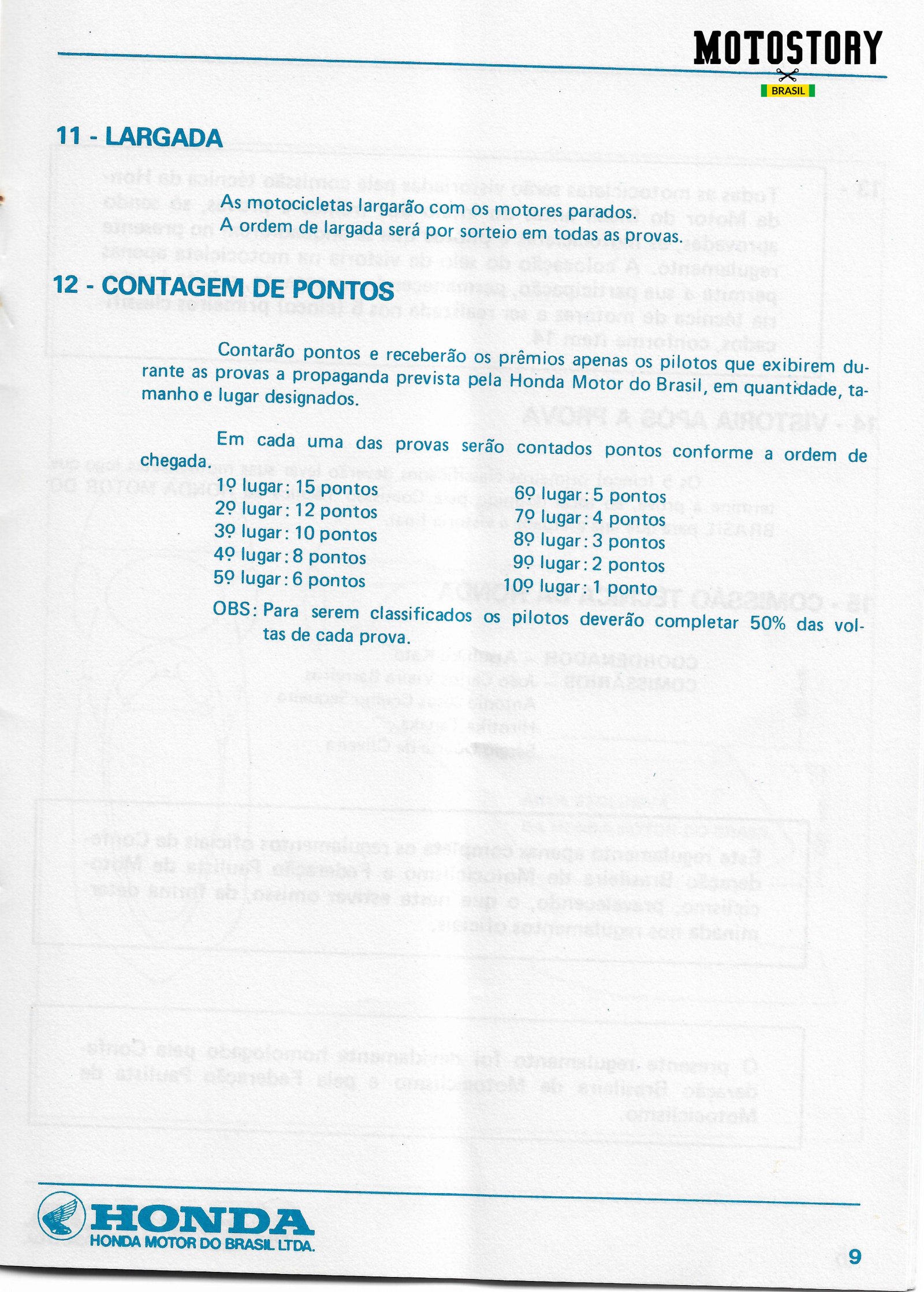 Regulamento FH 1978 - Pag. 9 - Acervo Motostory
