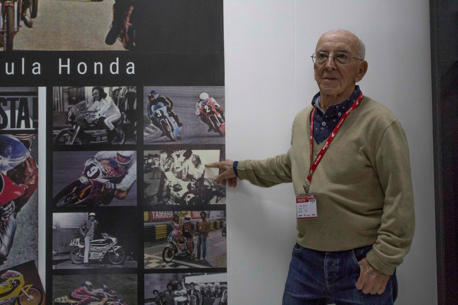 A lenda “Charutinho” em 1978 e hoje. Foto Classic Riders Brasil / Wel Calandria / Motostory