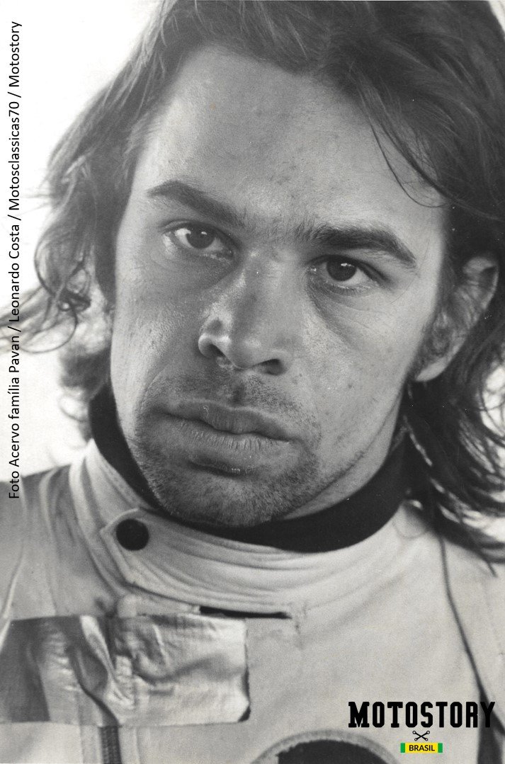 Carlos Alberto Pavan, o Jacaré, o "menino travesso" do motociclismo brasileiro em Foto de Leonardo Costa / Acervo Família Pavan / Motosclassicas70 / Motostory