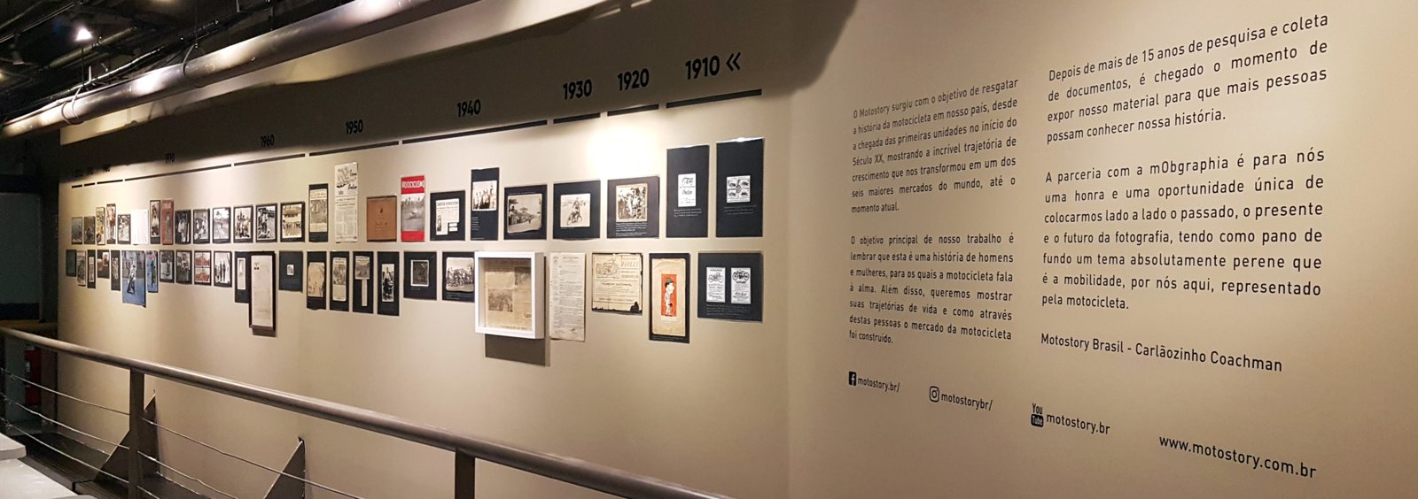 Mostra de originais do Motostory no Unibes Cultural, como parte da exposição São Paulo em Movimento, de 5 a 23 de junho de 2019 - Foto Carlãozinho Coachman