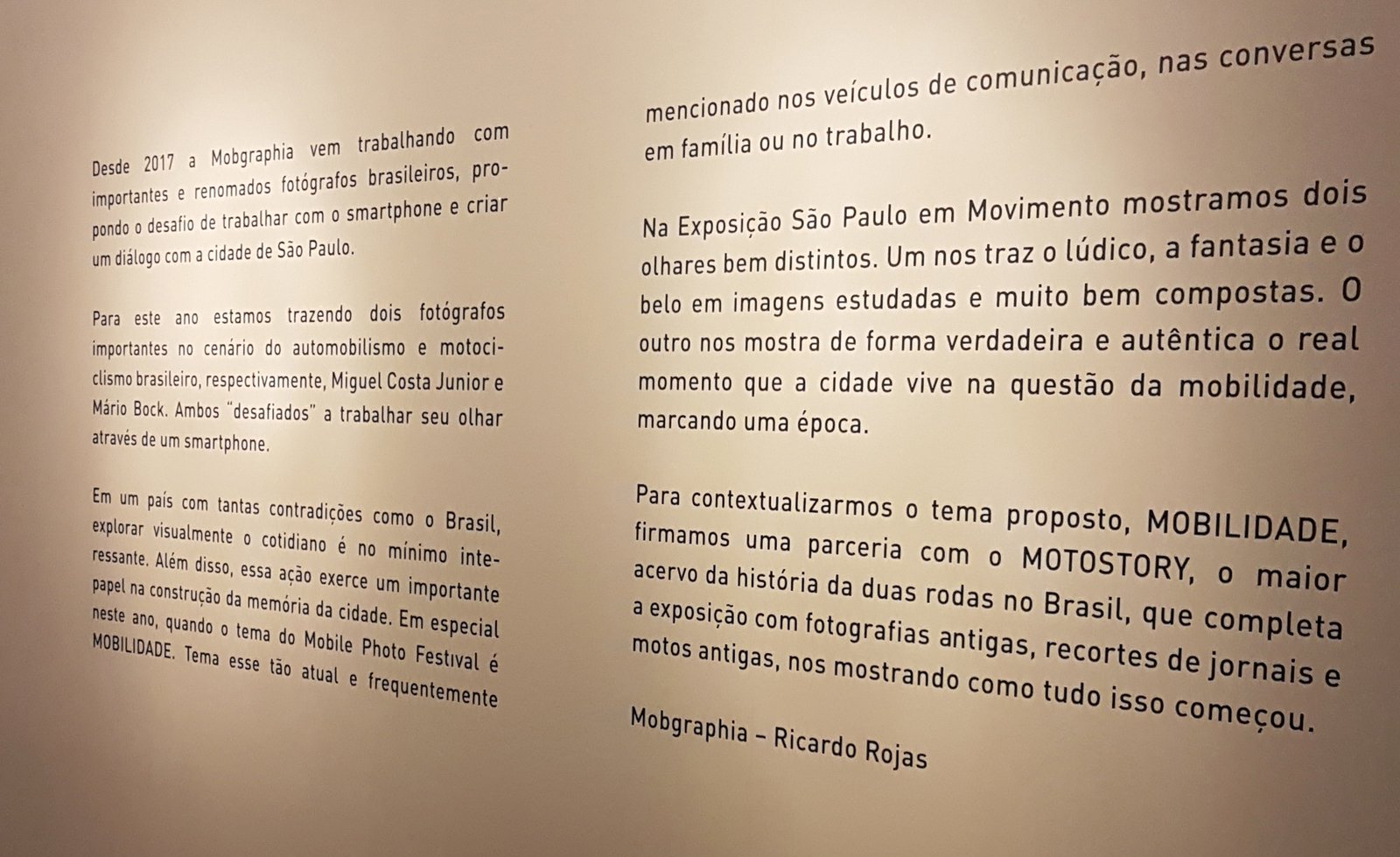 São Paulo em Movimento na mostra criada pelo mObgraphia, do amigo e fotógrafo Ricardo Rojas, nosso muito obrigado pela parceria - Foto Carlãozinho Coachman