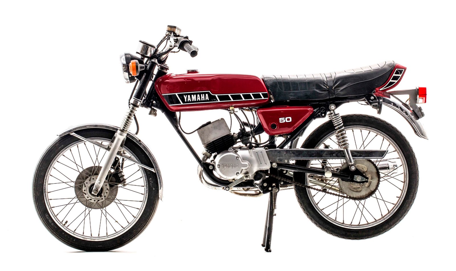 Yamaha RD 50 marcou a chegada da indústria japonesa no Brasil, em Guarulhos, SP, 1974 - Foto Wel Calândria