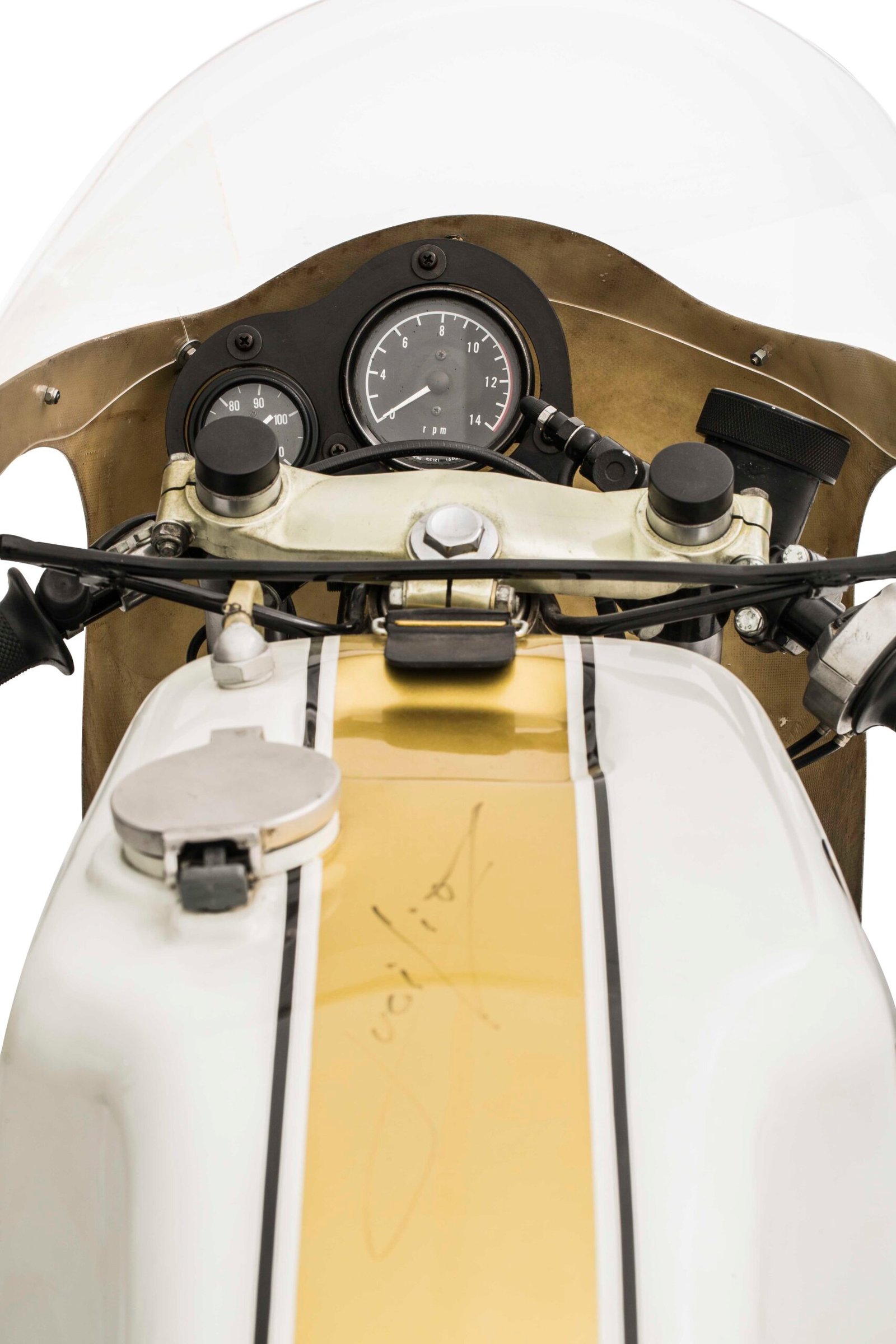 A Yamaha TZ 350 Bakker de Lucilio Baumer, restaurada por Bob Keller - Foto Wel Calândria
