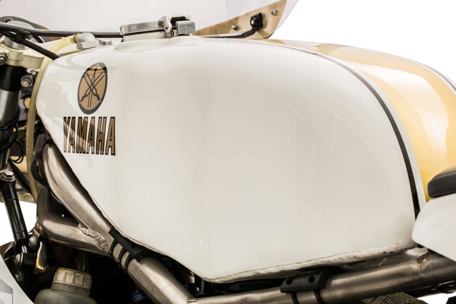 A Yamaha TZ 350 Bakker de Lucilio Baumer, restaurada por Bob Keller - Foto Wel Calândria