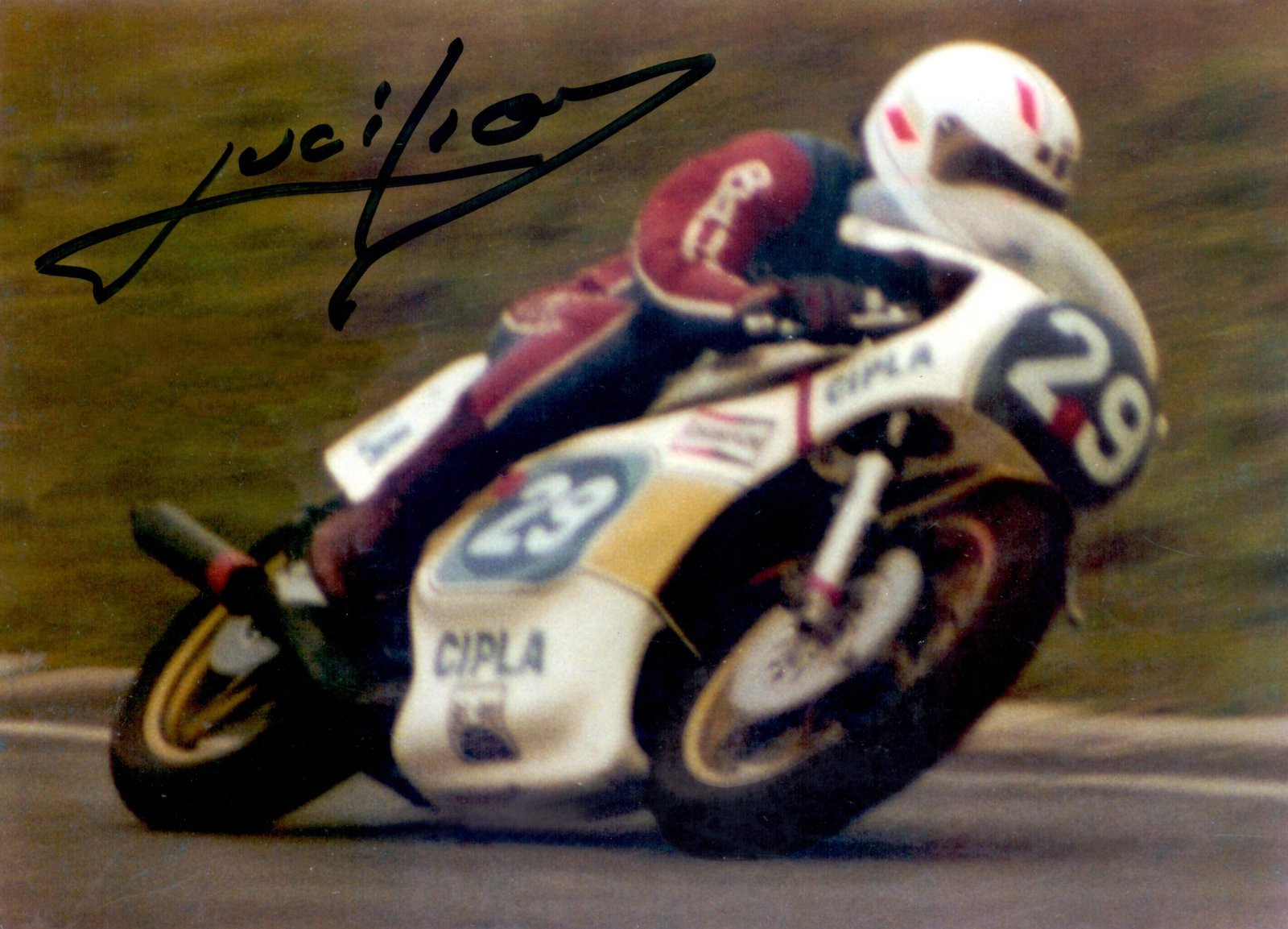Lucilio Baumer campeão brasileiro de motovelocidade em 1980, Cat 350 Especial - Foto Bob Keller / ICGP Brasil