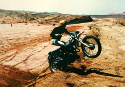 Carlos Taques Bittencourt - Bitencas e sua XL 250 Motosport - Foto Acervo Carlos Bittencourt