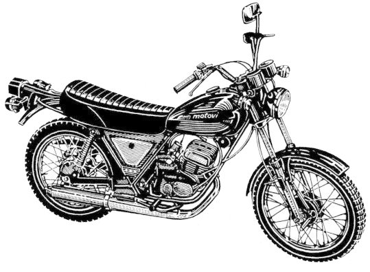 Arte da Motovi 125 SS - Imagem reprodução Internet