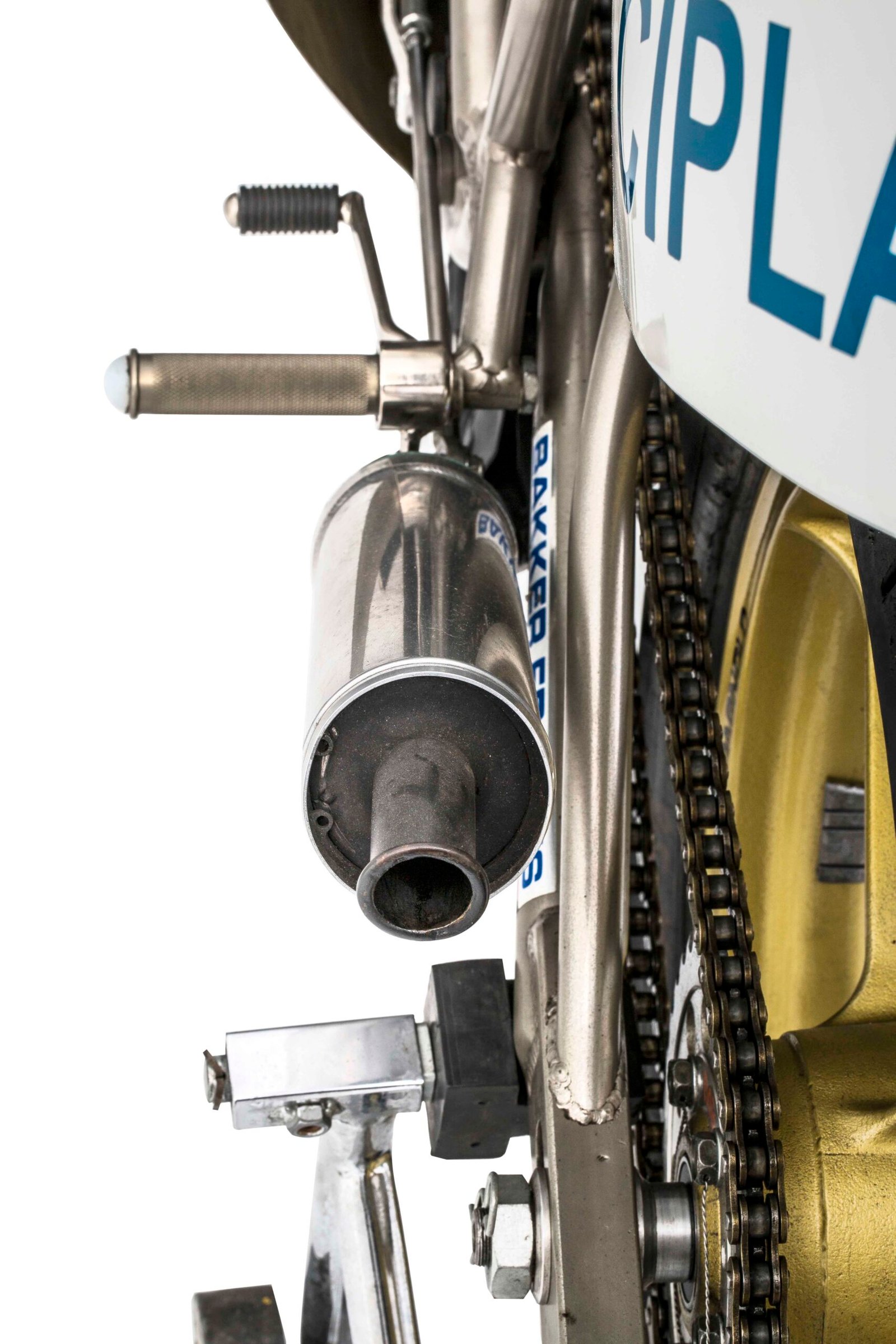A Yamaha TZ 350 Bakker de Lucilio Baumer, restaurada por Bob Keller - Foto Wel Calândria