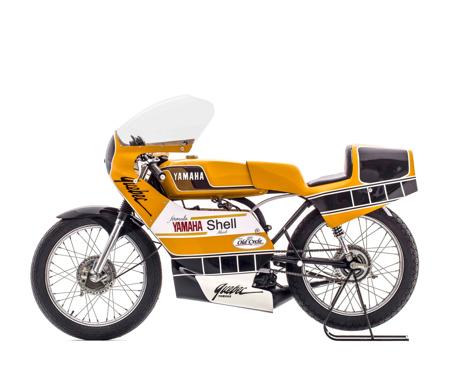 Réplica da Yamaha RX 125 de Vail Paschoalin, campeã da Copa Yamaha em 1980 e na época preparada por Renato Gaeta. By Old Cycle - Coleção Zaninotto  - Foto Wel Calândria