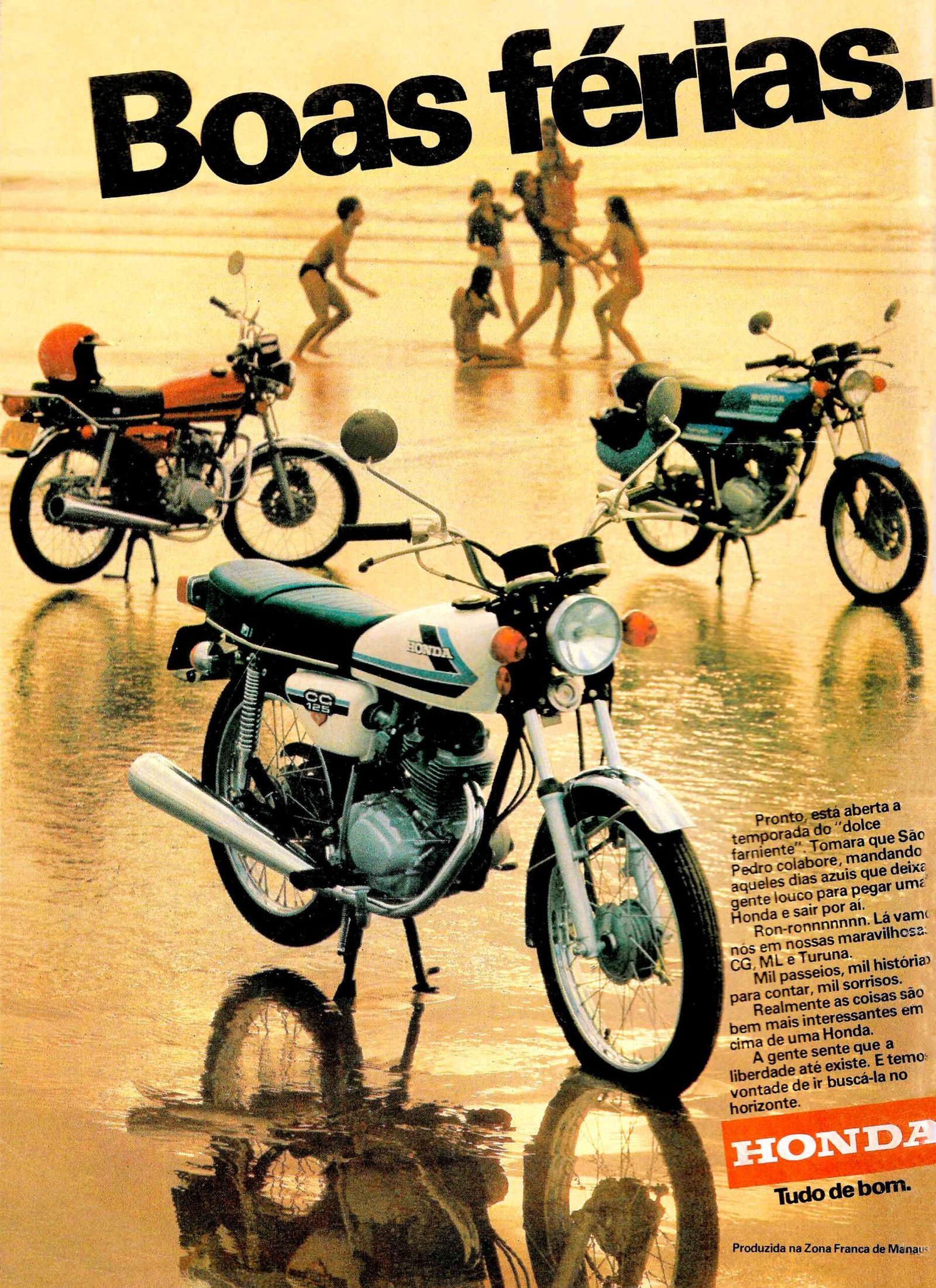 Honda Turuna 125 - Remaza Collcetion - Anúncio de época