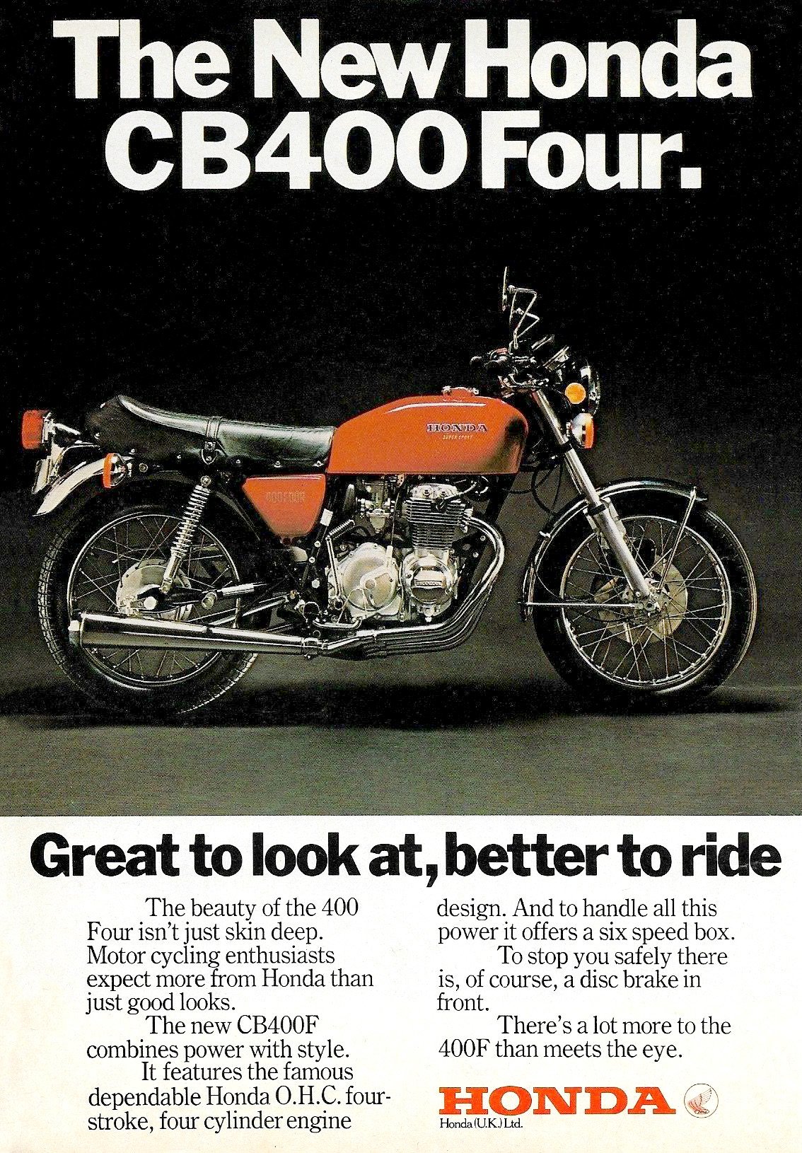Honda CB 400 Four - Sucesso nos Estados Unidos