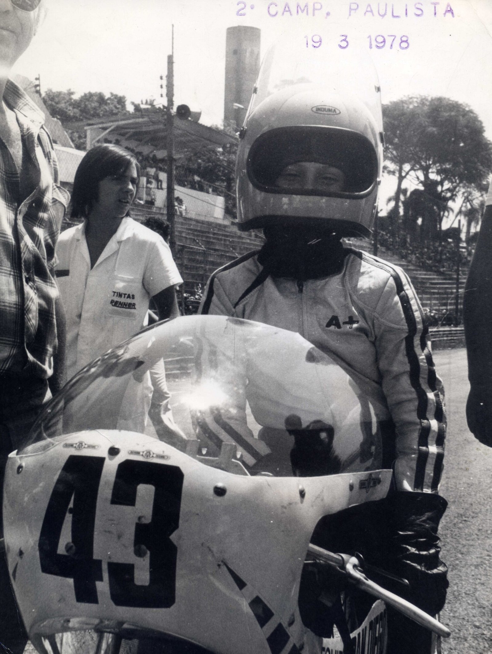 Diego Escalona, o Zezinho Diego, Campeão Paulista de Ciclomotor em 1978, mesma categoria da qual Walter Paulo e Alex Barros participaram - Foto Acervo Família Escalona