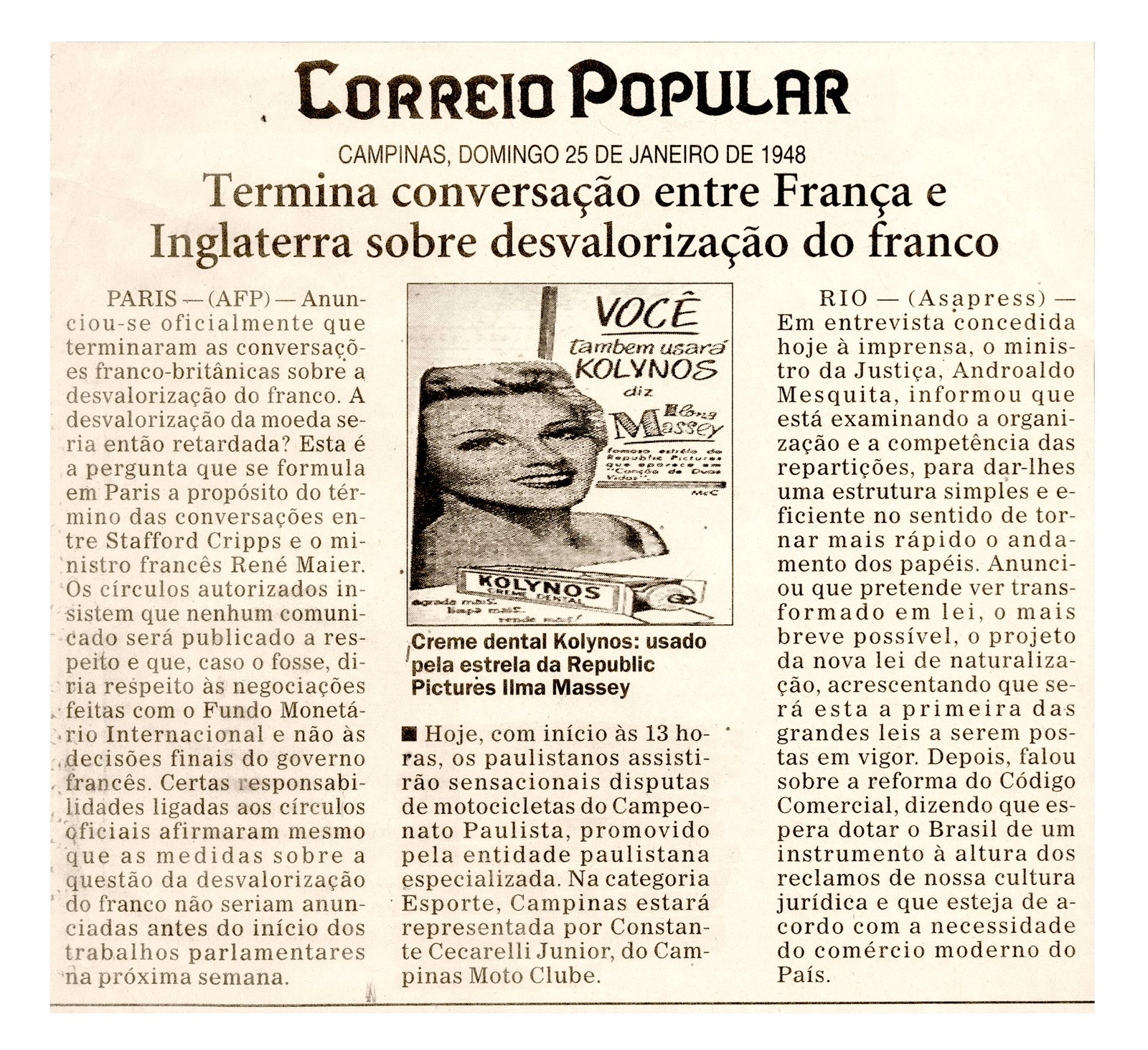 LINHA DO TEMPO: 1940 -