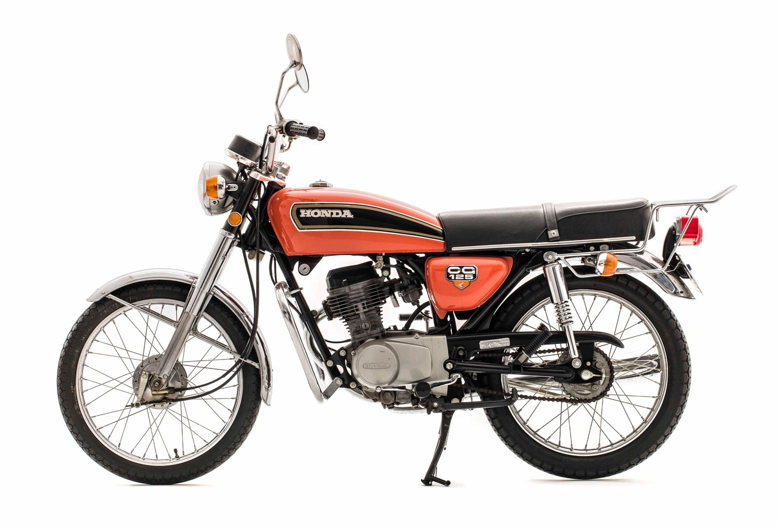 Honda CG 125 "Bolinha" de 1976 - Foto Wel Calândria