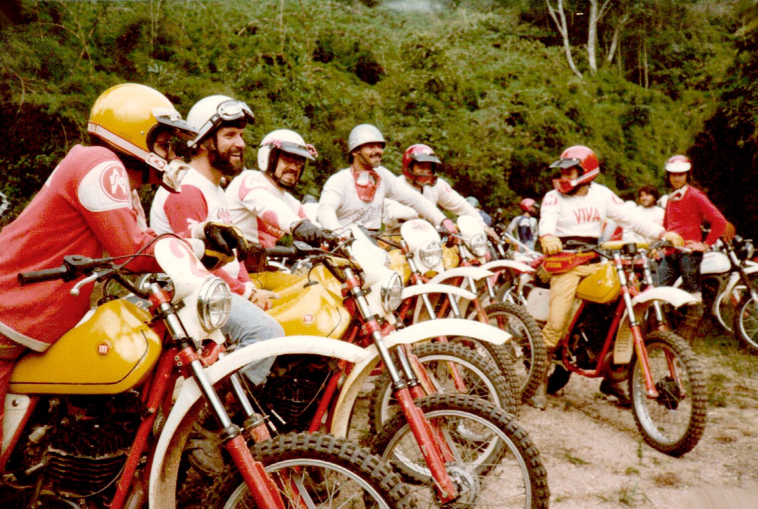 Turma do Carlão e as Montesa 360H6 na Serra do Japy. 1982