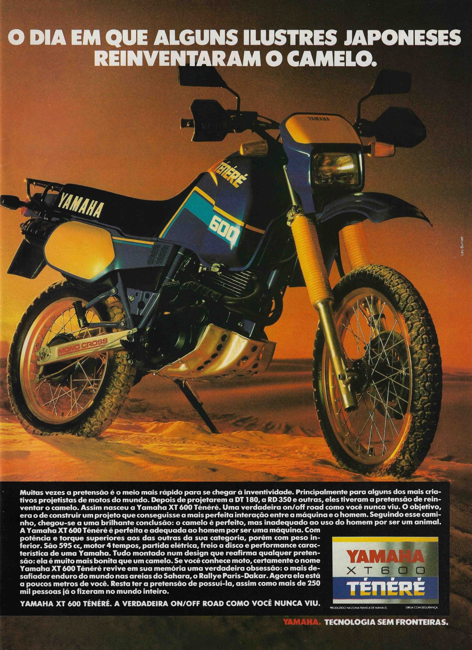 Anúncio Yamaha XT 600