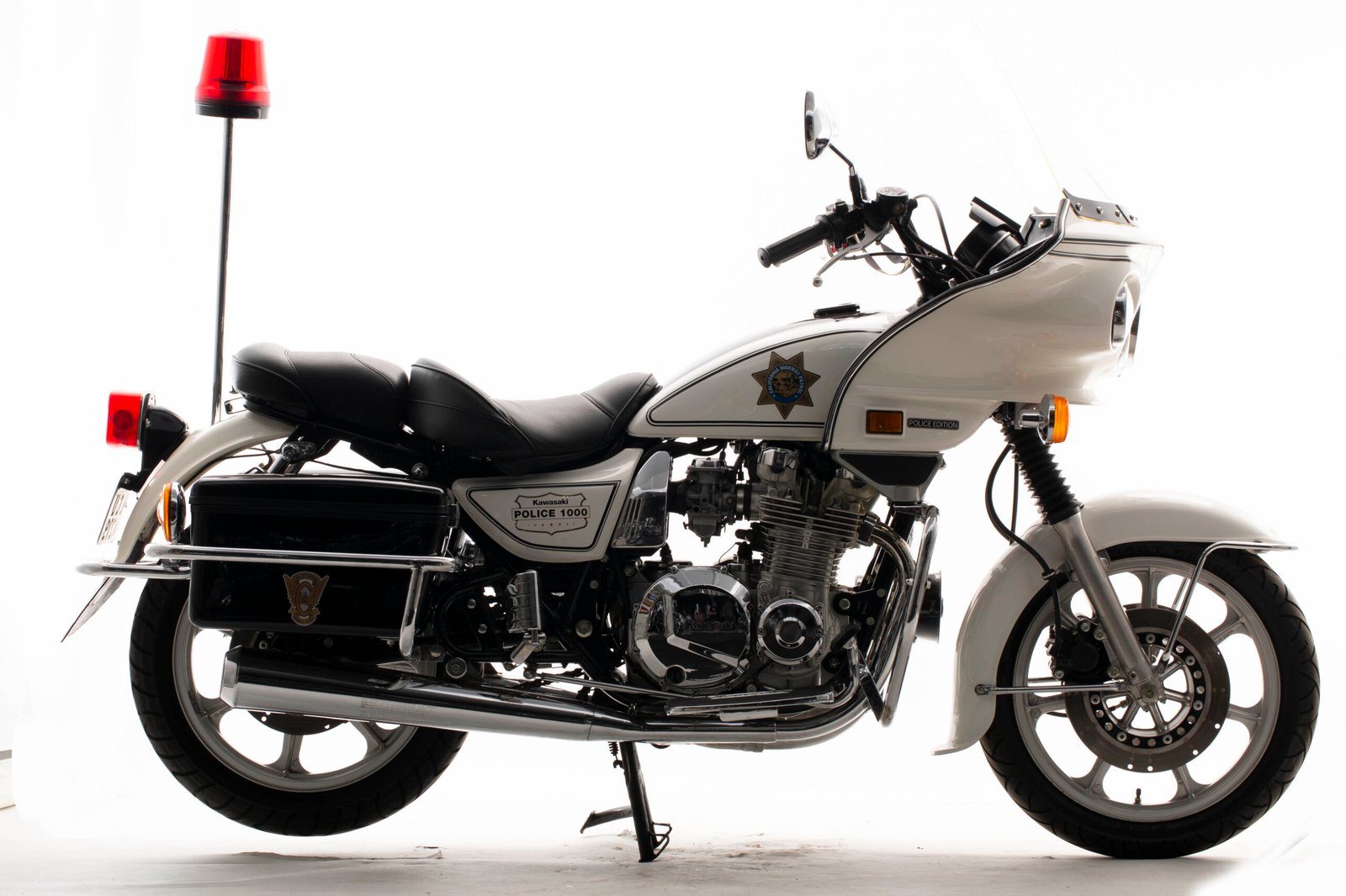 Coleção Justiniano Proença - Moto Classic Museum - KAWASAKI POLICE 1000 CHIPS - Foto Wel Calândria