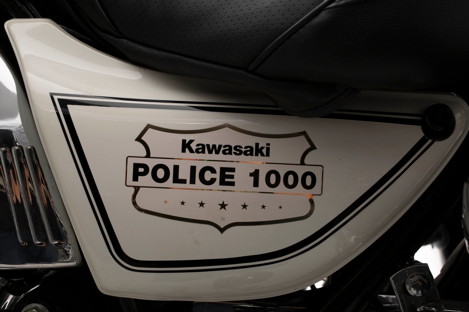 Coleção Justiniano Proença - Moto Classic Museum - KAWASAKI POLICE 1000 CHIPS - Foto Wel Calândria